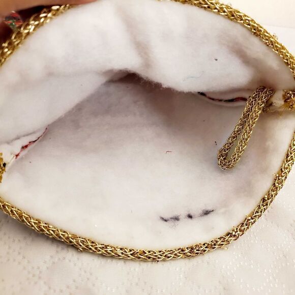 Vtg Quilted Multi-Print Christmas Stocking - Picture 8 of 8